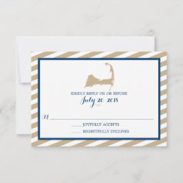 Cape Cod | HochzeitsrSVP RSVP Karte