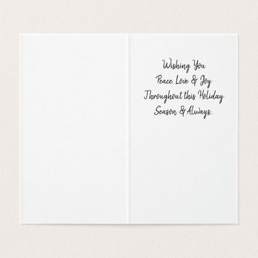 Cape Cod Holiday Lighthouse Grußkarte (Innenseite Aufgefaltet)