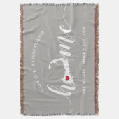 Cape Cod Home Town Personalized Decke (Vorderseite Vertikal)