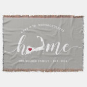 Cape Cod Home Town Personalized Decke (Vorderseite)