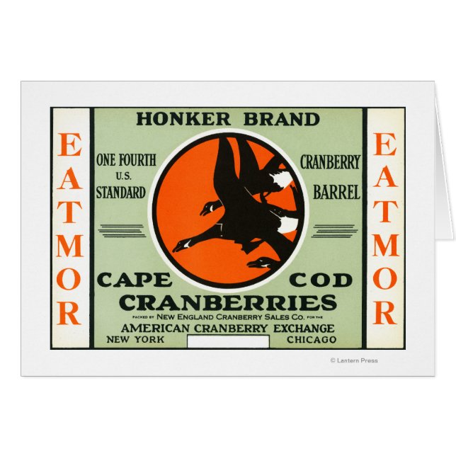 Cape Cod Honker Eatmor Cranberries Markenzeichen (Vorderseite (Horizontal))