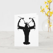 Cape Cod Hummer Claws T Shirt Karte (Gelbe Blume)