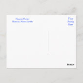 Cape Cod Hyannis, Massachusetts Post Card Postkarte (Rückseite)