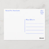 Cape Cod, Hyannis Port, Massachusetts USA Postkarte (Rückseite)