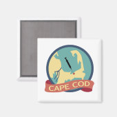 Cape Cod Icon Magnet (Vorderseite/Rückseite)