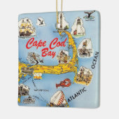 Cape Cod illustriertes Ornament (Links)