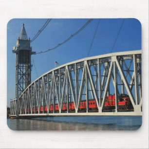 Cape Cod-Kanal-Eisenbahn-Brücken-Zug Mousepad