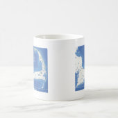 Cape Cod-Karte Kaffeetasse (Mittel)