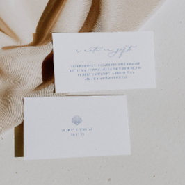 CAPE-COD-Küste Hochzeit ein Hinweis auf Geschenke Begleitkarte