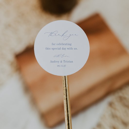 CAPE COD Küste Minimalistische Hochzeit Vielen Dan Runder Aufkleber