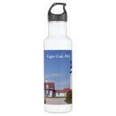 Cape Cod-Leuchtturm-Flasche Edelstahlflasche (Vorderseite)