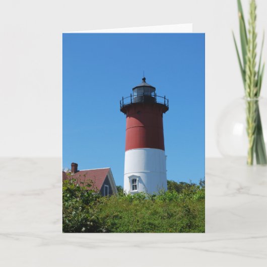 Cape Cod-Leuchtturm-Gruß-Karte Karte (Vorderseite)