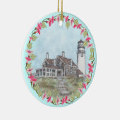 Cape Cod Leuchtturm Keramik Ornament (Rechts)