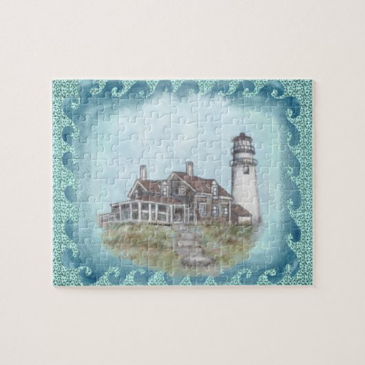 Cape Cod Leuchtturm Puzzle (Horizontal)