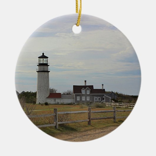 Cape Cod-Licht Keramikornament (Vorne)