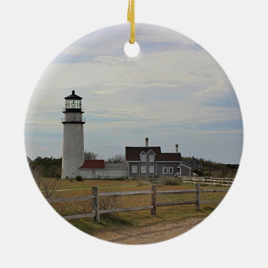 Cape Cod-Licht Keramikornament (Hinten)