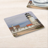 Cape Cod-Licht Rechteckiger Pappuntersetzer (angewinkelt)