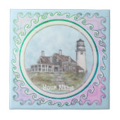 Cape Cod Lighthouse Fliesen (Vorderseite)