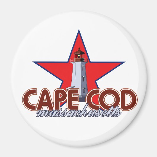 Cape Cod Lighthouse Magnet (Vorne)