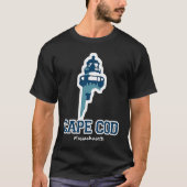 Cape Cod Lighthouse Massachusetts College Varsity T-Shirt (Vorderseite)
