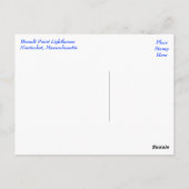 Cape Cod Lighthouse, Nantucket, Massenpostkarte Postkarte (Rückseite)