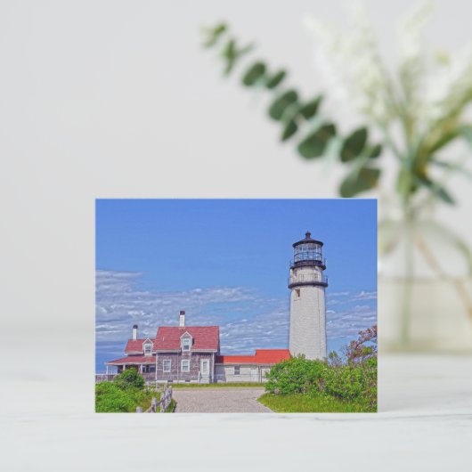 Cape Cod Lighthouse Postkarte (Stehend Vorderseite)