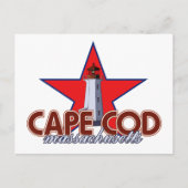 Cape Cod Lighthouse Postkarte (Vorderseite)