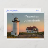 Cape Cod Lighthouse Provincetown MA Postkarte (Vorne/Hinten)