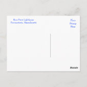 Cape Cod Lighthouse Provincetown MA Postkarte (Rückseite)