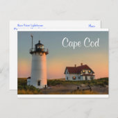 Cape Cod Lighthouse Provincetown MA Postkarte (Vorne/Hinten)