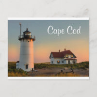 Cape Cod Lighthouse Provincetown MA Postkarte