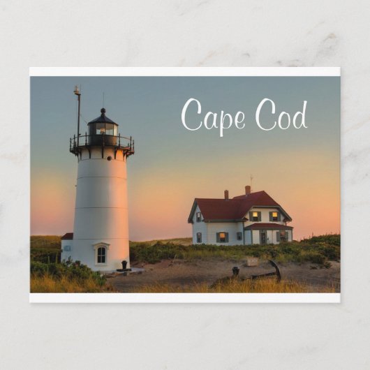 Cape Cod Lighthouse Provincetown MA Postkarte (Vorderseite)