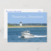 Cape Cod Lighthouse Provincetown MA Postkarte (Vorne/Hinten)