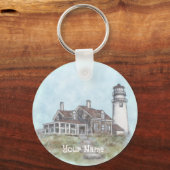 Cape Cod Lighthouse Schlüsselanhänger (Vorderseite)