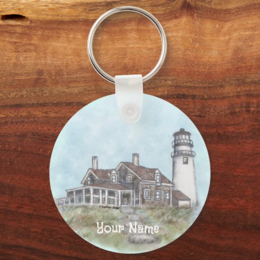 Cape Cod Lighthouse Schlüsselanhänger (Vorderseite)