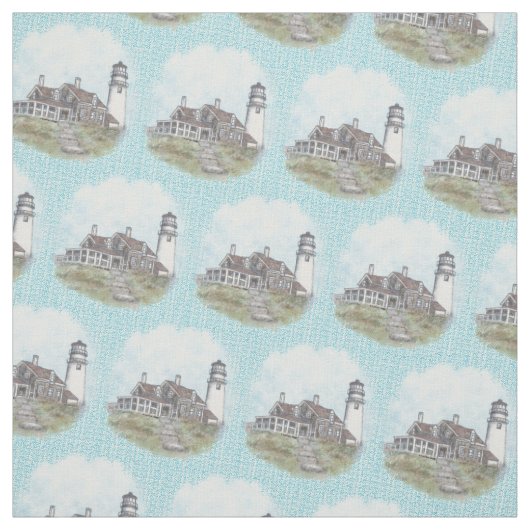 Cape Cod Lighthouse Stoff (Muster)