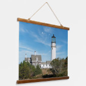 Cape Cod Lighthouse Wandteppich Mit Holzrahmen (Gewinkelt)