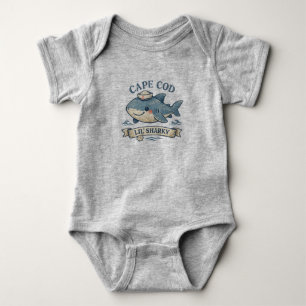 Cape Cod Lil’ Sharky Baby-Shirt Baby Strampler