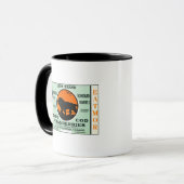 Cape Cod Lion Eatmor Cranberries Markenzeichen Tasse (Vorderseite Links)