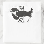 CAPE-COD-LOBSTER OVALER AUFKLEBER (Tasche)