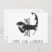 CAPE-COD-LOBSTER POSTKARTE (Vorne/Hinten)