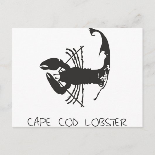 CAPE-COD-LOBSTER POSTKARTE (Vorderseite)