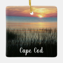 Cape Cod, Ma, Beach Ocean Weihnachten Keramikornament