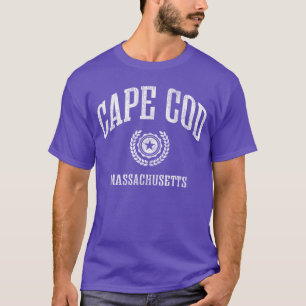 Cape Cod MA Vintage College Sports Design Mädchen T-Shirt