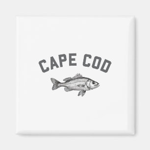 Cape Cod Machusetts Angeln Streifenbarsche  Magnet