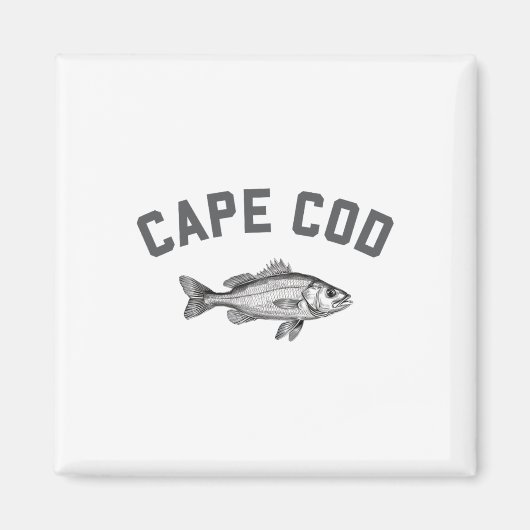 Cape Cod Machusetts Angeln Streifenbarsche  Magnet (Vorne)