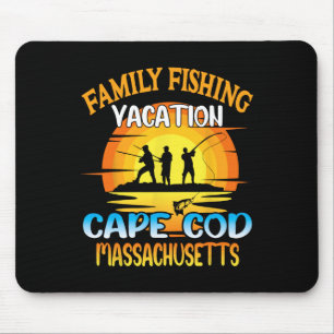 Cape Cod Machusetts Familien-Angelfurlaub Sonnenun Mousepad