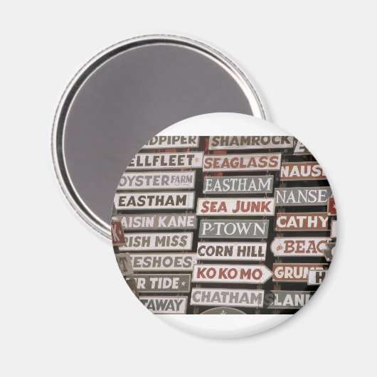 Cape Cod Magnet (Vorderseite/Rückseite)