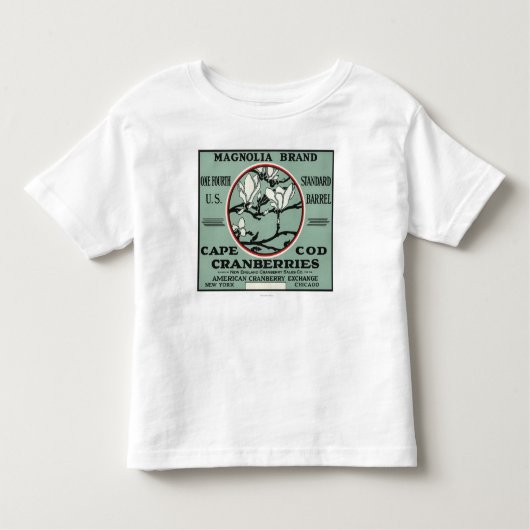Cape Cod-Magnolien-Marken-Moosbeeraufkleber Kleinkind T-shirt (Vorderseite)