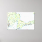 Cape Cod Map (1986) Leinwanddruck (Vorderseite)